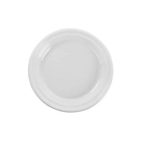 Lagasse. Dart DCC6PWF, Plastic Plates, 6in Dia., White, 1000/Carton DCC 6PWF